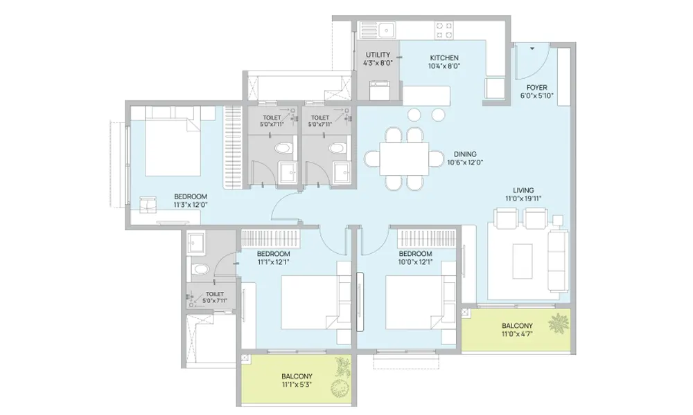flats in Century Kindle